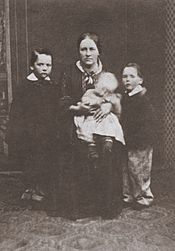 Catherine Davies and her children, who emigrated to Patagonia on the 'Mimosa'