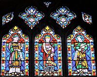 Kingston, All Saints church, south clerestory window.jpg