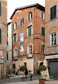 Lucca, palazzo della casa natale di giacomo puccini, 01