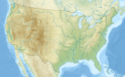 Location of Lake Nasworthy in Texas, USA.