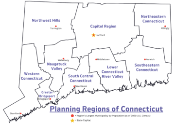 Planning Regions of Connecticut