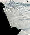 Pine Island Glacier - NASA satellite image Nov 2011