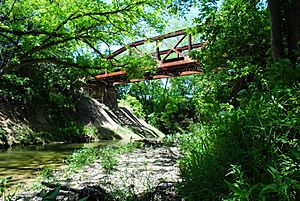 Pony Truss Railroad Bridge over Red Oak Creek, Red Oak, Texas 1305081240 (8730920457)