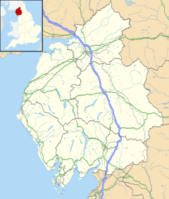 Dent is located in Cumbria