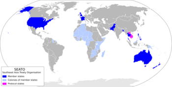 Map of SEATO member countries - en