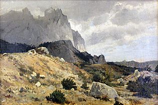1889 Shishkin Felsige Landschaft anagoria