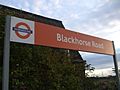 Blackhorse Road stn Overground signage