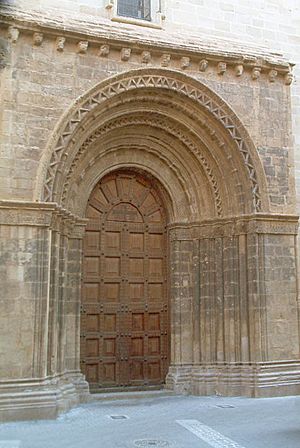 Church door, Gandesa