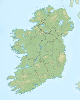 Kylemore Lough location in Ireland