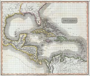 1814 Thomson Map of the West Indies ^ Central America - Geographicus - WestIndies-t-1814