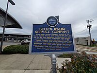 Scott Radio Service Company - Mississippi Blues Trail Marker.jpg