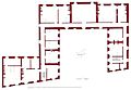 Plan d'exécution du second étage de l'hôtel de Brionne (dessin) De Cotte 2503c – Gallica 2011 (adjusted)