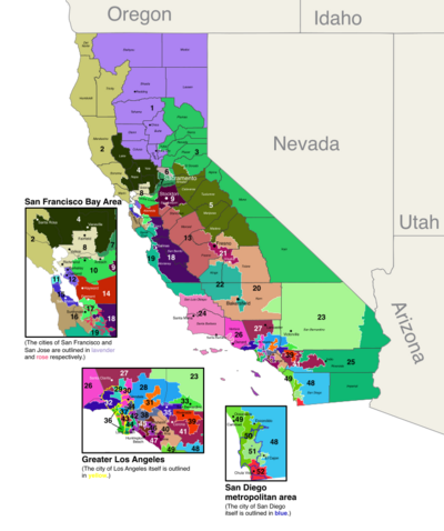 California Congressional Districts, 118th Congress