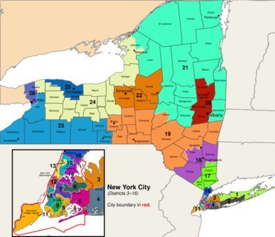 New York Congressional Districts, 118th Congress