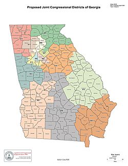 Georgia congressional map 2022