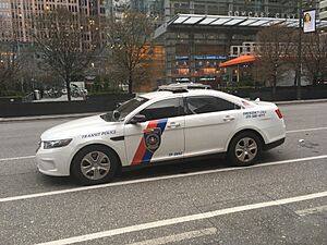 SEPTA Transit Police car on JFK Boulevard December 2018