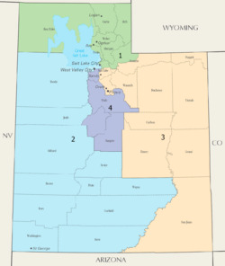 Utah Congressional Districts, 118th Congress