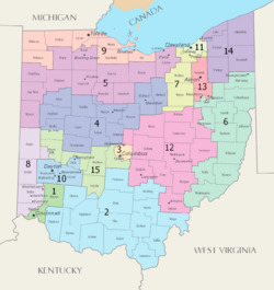 Ohio Congressional Districts, 118th Congress