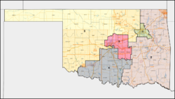 Oklahoma Congressional Districts, 118th Congress