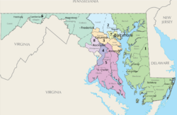 Maryland Congressional Districts, 118th Congress signed by the Governor