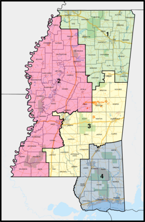 Mississippi Congressional Districts, 118th Congress
