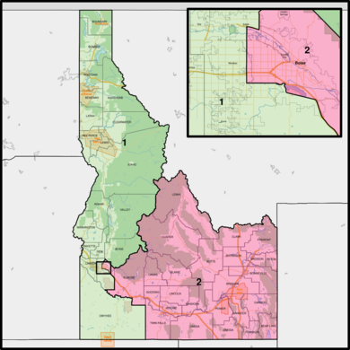 Idaho Congressional Districts, 118th Congress