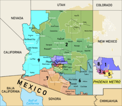 Arizona Congressional Districts, 118th Congress