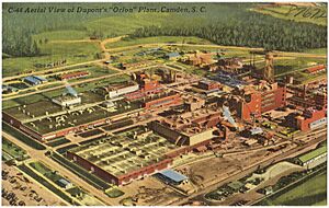 Aerial view of Duponts "Orlon" Plant, Camden, S. C