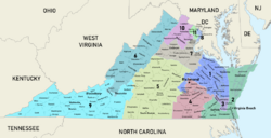 Virginia Congressional Districts, 118th Congress
