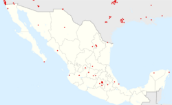 Costco footprint map Mexico 2021-01
