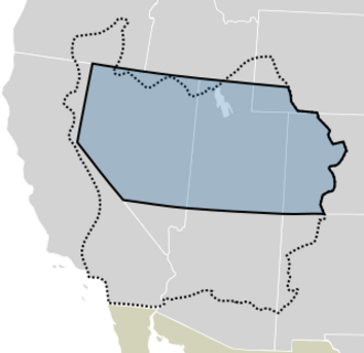 Utah Territory with Deseret Border, vector image - 2011