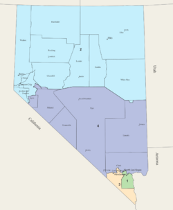 Nevada Congressional Districts, 118th Congress