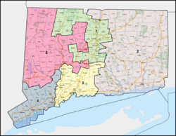 Connecticut Congressional Districts, 118th Congress