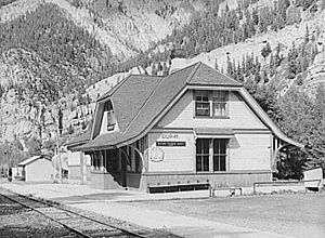 D&RGW Ouray station 1940a