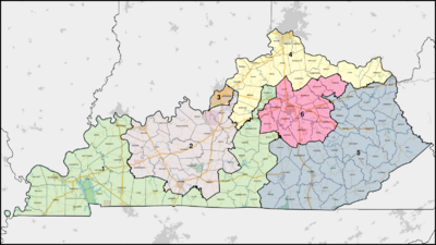 Kentucky Congressional Districts, 118th Congress