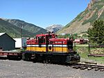 Durango and Silverton Railroad No. 1 "Hotshot", June 2009.jpg
