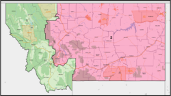 Montana Congressional Districts, 118th Congress