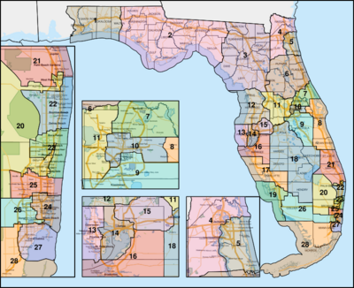 Florida Congressional Districts, 118th Congress