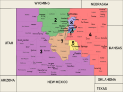 Colorado Congressional Districts, 118th Congress