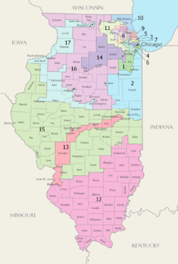 Illinois Congressional Districts, 118th Congress
