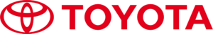 The Toyota logo with 3 overlapping ovals and the Toyota wordmark
