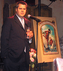 Handler at a party celebrating the publication of The End, on October 12, 2006