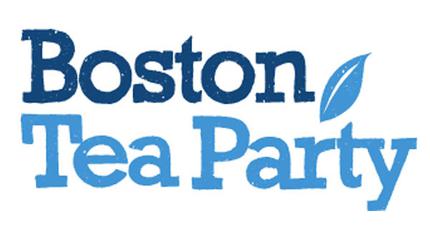 Historic logo of the Boston Tea Party