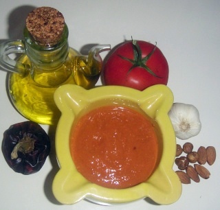 Romesco i ingredients