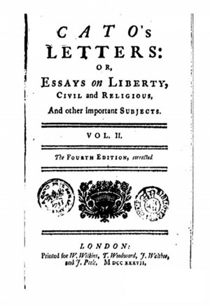 Title Page of Cato's Letter