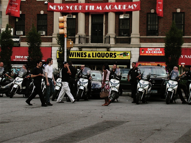 NYPD Piaggio Beverly lineup
