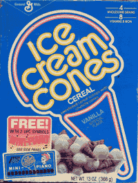 Ice Cream Cones vanilla