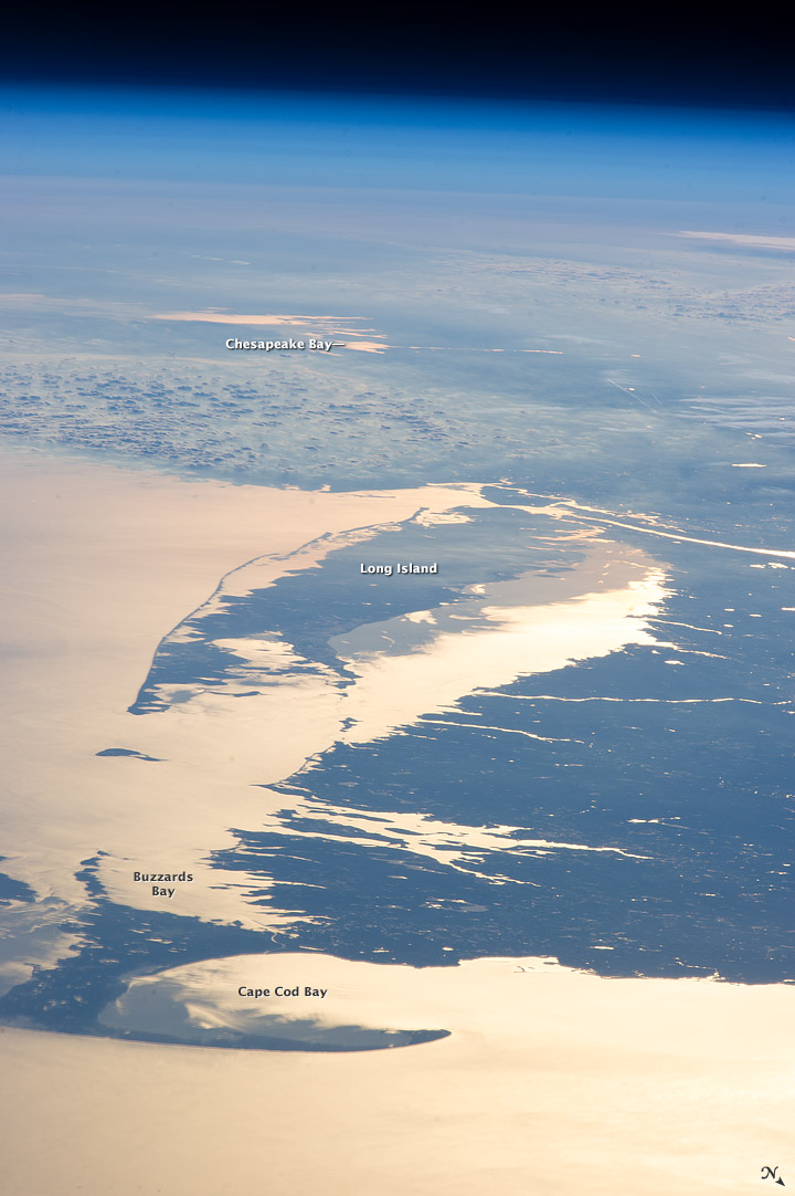 Long Island from space