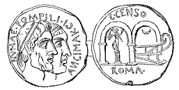 Numa Pompilius and Ancus Marcius coin 1