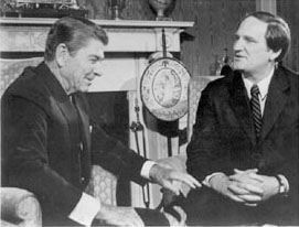 Bob Smith with Ronald Reagan